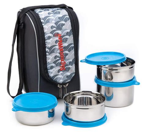 Signoraware Executive Stainless Steel Lunch Box Set 